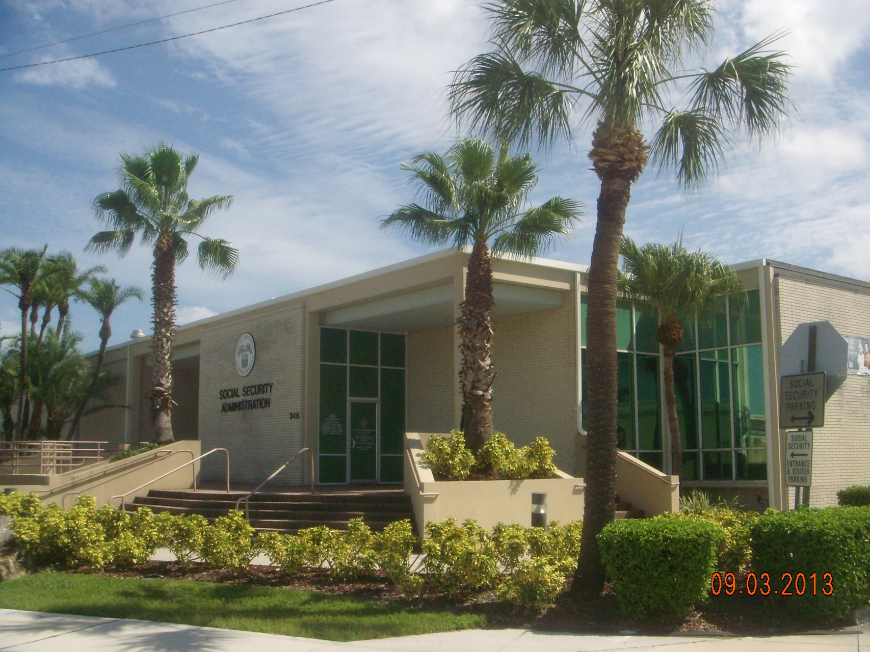 Tampa Social Security Administration Office E Frontage