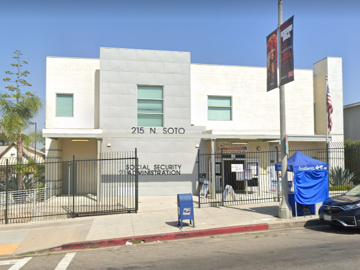 Los Angeles Social Security Administration Office, CA, 215 N Soto Street, Los  Angeles, 90033